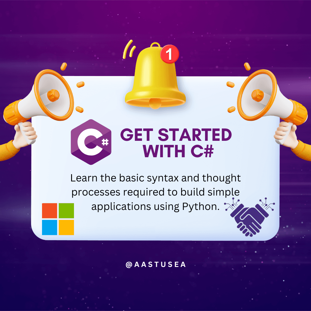 Get started with C# course image